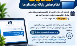 ثبت‌نام نامزدهای انتخابات هشتمین دوره هیأت‌مدیره سازمان نظام صنفی رایانه‌ای استان‌ها شروع شد و تا دهم مهرماه ادامه خواهد داشت.